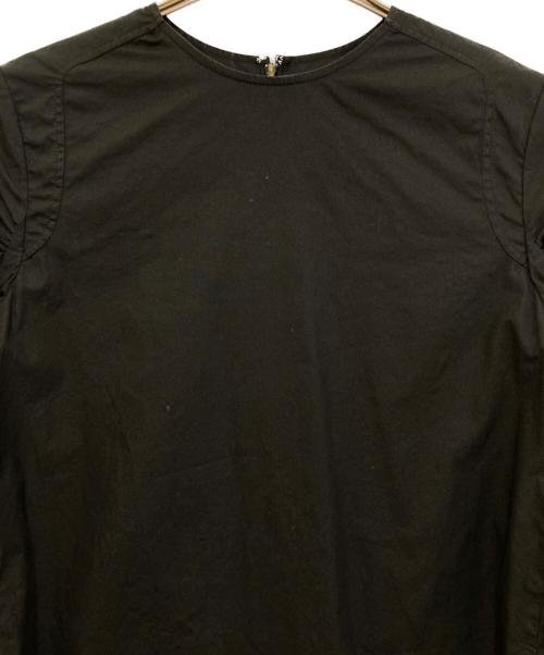 miccar（ミカール）miccar (ミカール) ギャザーブラウス ブラック サイズ:36の古着・服飾アイテム
