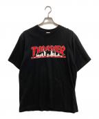 SUPREME×THRASHERシュプリーム×スラッシャー）の古着「Skyline Tee」｜ブラック