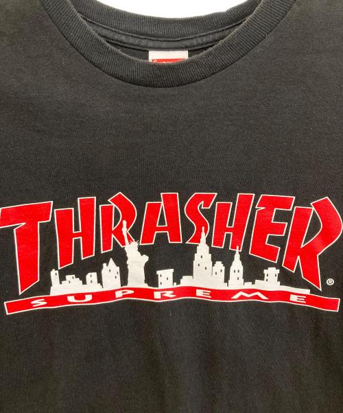 SUPREME（シュプリーム）Supreme (シュプリーム) THRASHER (スラッシャー) Skyline Tee ブラック サイズ:Lの古着・服飾アイテム