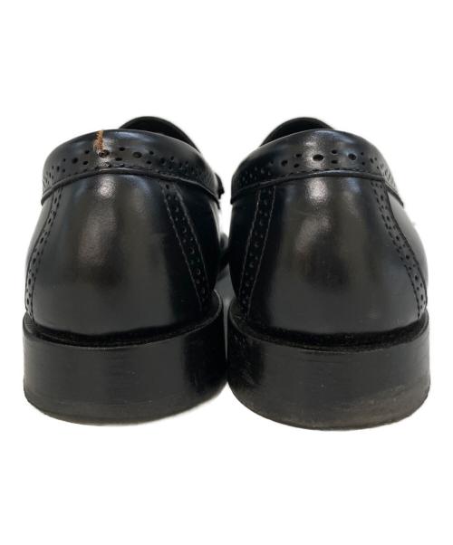 G.H.BASS（ジーエイチバス）G.H.BASS (ジーエイチバス) BARNEYS NEWYORK (バーニーズ・ニューヨーク) 別注Uチップローファー　BA9100SJ000 ブラック サイズ:8 1/2の古着・服飾アイテム
