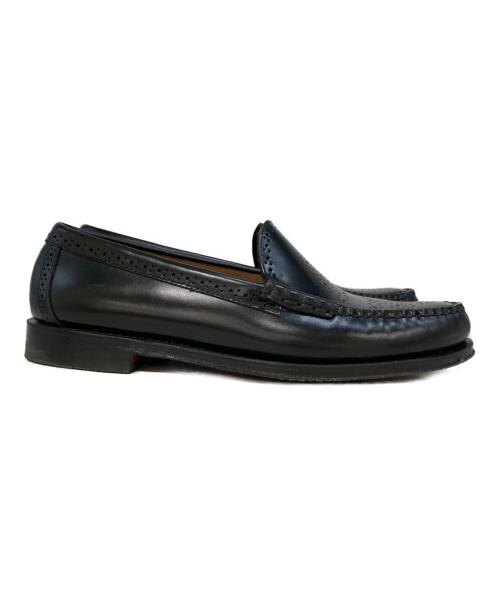 G.H.BASS（ジーエイチバス）G.H.BASS (ジーエイチバス) BARNEYS NEWYORK (バーニーズ・ニューヨーク) 別注Uチップローファー　BA9100SJ000 ブラック サイズ:8 1/2の古着・服飾アイテム