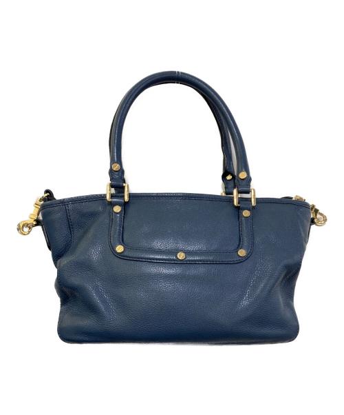 TORY BURCH（トリーバーチ）TORY BURCH (トリーバーチ) 2WAYハンドバッグ ブルーの古着・服飾アイテム