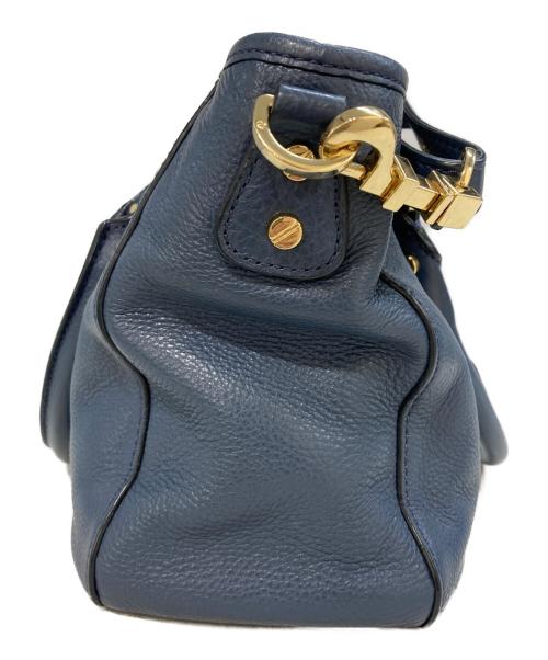 TORY BURCH（トリーバーチ）TORY BURCH (トリーバーチ) 2WAYハンドバッグ ブルーの古着・服飾アイテム