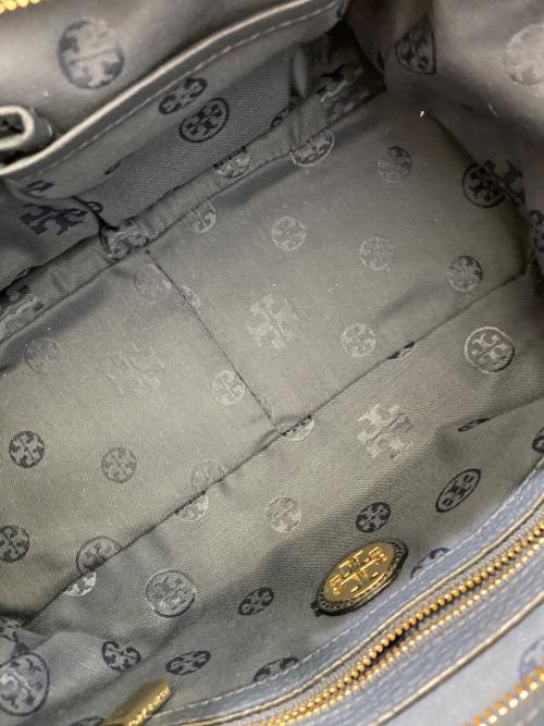 TORY BURCH（トリーバーチ）TORY BURCH (トリーバーチ) 2WAYハンドバッグ ブルーの古着・服飾アイテム
