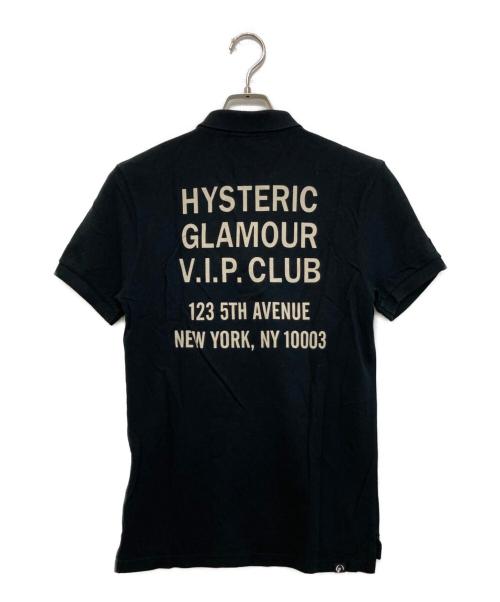 Hysteric Glamour（ヒステリックグラマー）Hysteric Glamour (ヒステリックグラマー) ポロシャツ　0223CH01 ブラック サイズ:Sの古着・服飾アイテム