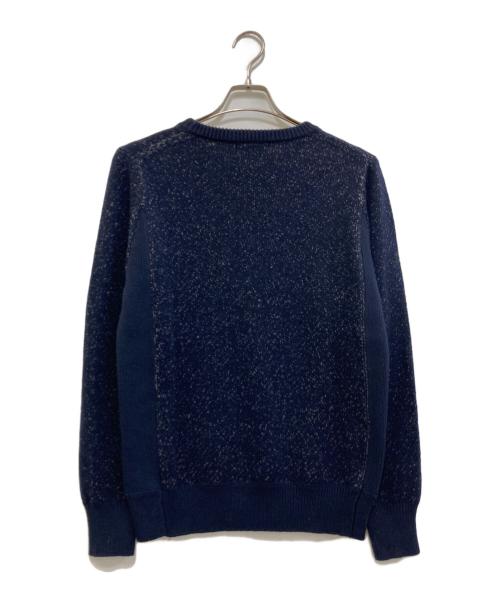 Hysteric Glamour（ヒステリックグラマー）Hysteric Glamour (ヒステリックグラマー) IM WITH THE BAND pt クルーネック ニット ネイビー サイズ:Ｍの古着・服飾アイテム