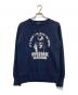 Hysteric Glamour（ヒステリックグラマー）の古着「IM WITH THE BAND pt クルーネック ニット」｜ネイビー