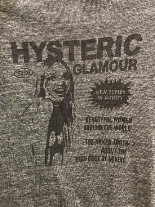 Hysteric Glamour（ヒステリックグラマー）Hysteric Glamour (ヒステリックグラマー) リネンジップパーカー グレー サイズ:Sの古着・服飾アイテム