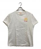 VERDY×McDonald'sヴェルディ×マクドナルド）の古着「コラボプリントTシャツ」｜ホワイト