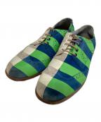 CAMPER×BERNHARD WILLHELMカンペール×ベルンハルト ウィルヘルム）の古着「ウィングチップシューズ」｜グリーン