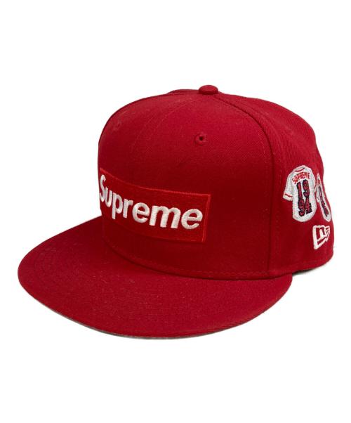 SUPREME（シュプリーム）SUPREME (シュプリーム) New Era (ニューエラ) Jerseys Box Logo レッド サイズ:7 1/2の古着・服飾アイテム