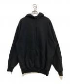 BALENCIAGAバレンシアガ）の古着「フードロゴパーカー　528351 TAV37」｜ブラック