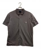 KITHキス）の古着「Camp Collar Mesh Shirt」｜グレー