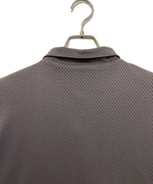 KITH（キス）KITH (キス) Camp Collar Mesh Shirt グレー サイズ:Mの古着・服飾アイテム