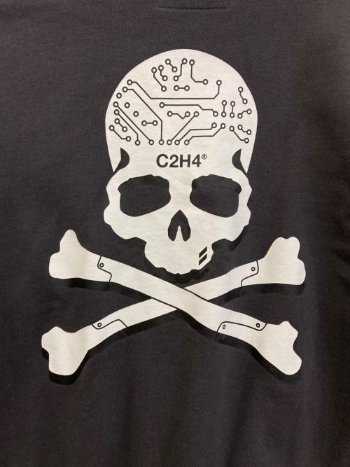 C2H4（シーツーエイチフォー）C2H4 (シーツーエイチフォー) Mastermind JAPAN (マスターマインド ジャパン) コラボパーカー グレー サイズ:Mの古着・服飾アイテム