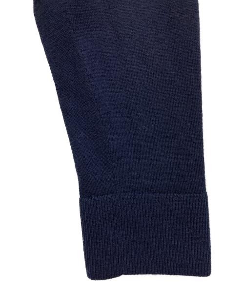 Acne studios（アクネ ストゥディオズ）Acne studios (アクネ ストゥディオズ) ウールニットポロシャツ ネイビー サイズ:Lの古着・服飾アイテム