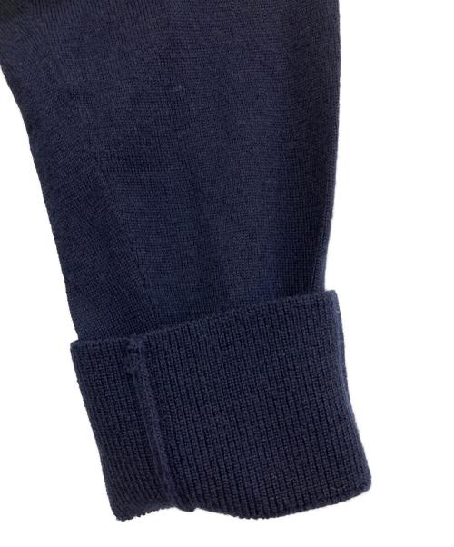 Acne studios（アクネ ストゥディオズ）Acne studios (アクネ ストゥディオズ) ウールニットポロシャツ ネイビー サイズ:Lの古着・服飾アイテム