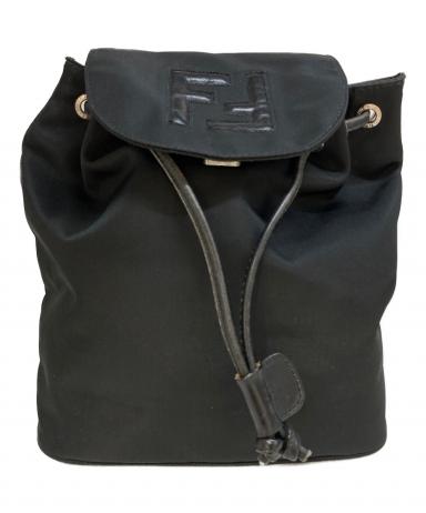 中古・古着通販】FENDI (フェンディ) FFロゴナイロン巾着リュック
