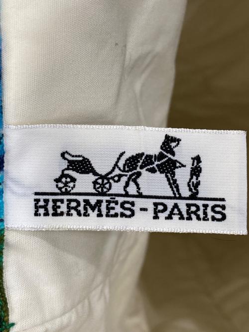 HERMES（エルメス）HERMES (エルメス) ラージトートバッグ グリーンの古着・服飾アイテム