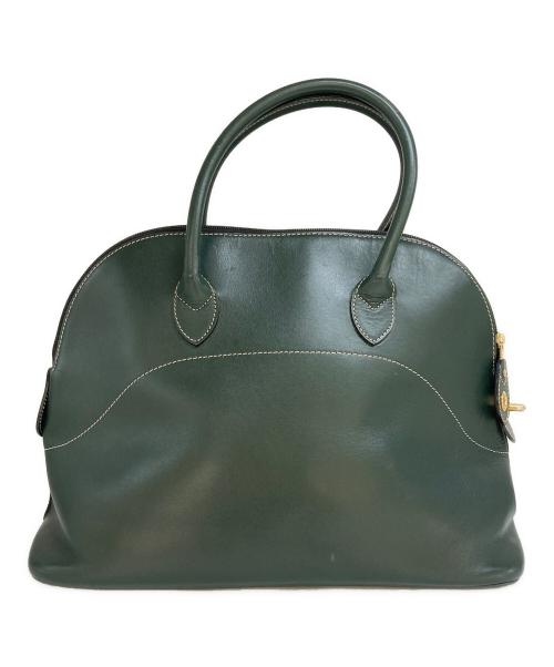 BALLY（バリー）BALLY (バリー) レザーバッグ グリーンの古着・服飾アイテム