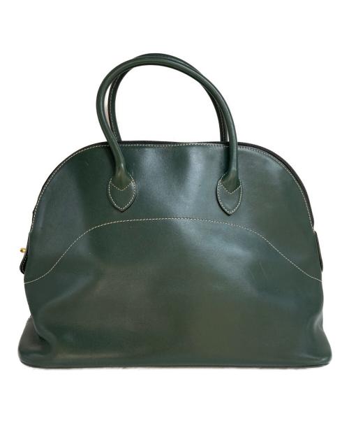 BALLY（バリー）BALLY (バリー) レザーバッグ グリーンの古着・服飾アイテム