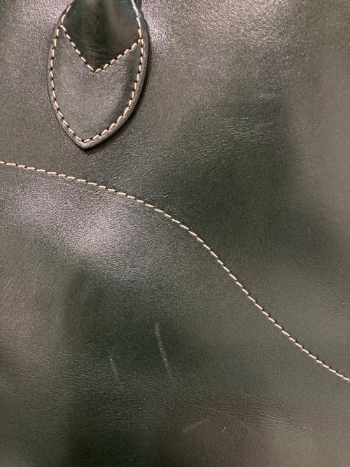 BALLY（バリー）BALLY (バリー) レザーバッグ グリーンの古着・服飾アイテム
