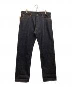 MOMOTARO JEANS桃太郎ジーンズ）の古着「出陣 セルビッチ デニムパンツ　1005SPK」｜インディゴ