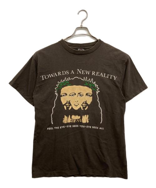 SAINT MICHAEL（セントマイケル）SAINT MICHAEL (セントマイケル) ヴィジョン Tシャツ　SM-S21-0000-006 ブラウン サイズ:Lの古着・服飾アイテム