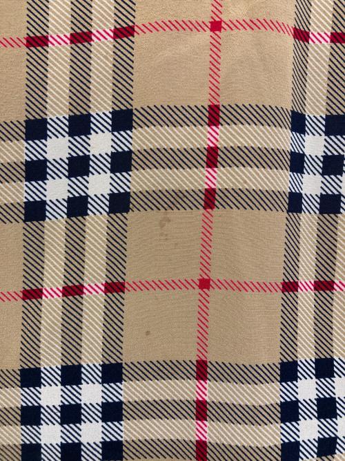 Burberry's（バーバリーズ）Burberry's (バーバリーズ) ノーカラーシルクシャツ ベージュ サイズ:9の古着・服飾アイテム