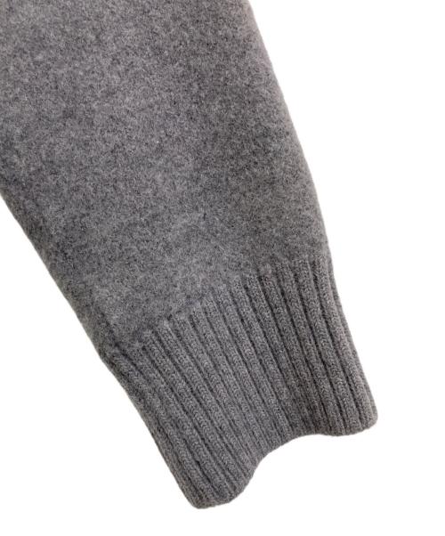 ami（アミ）ami (アミ) ハートロゴニット　UKS002.018 グレー サイズ:Mの古着・服飾アイテム