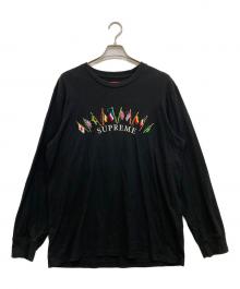 SUPREME（シュプリーム）の古着「Flags L/S Top」｜ブラック