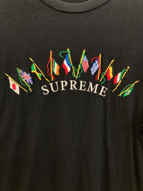 SUPREME（シュプリーム）SUPREME (シュプリーム) Flags L/S Top ブラック サイズ:Lの古着・服飾アイテム