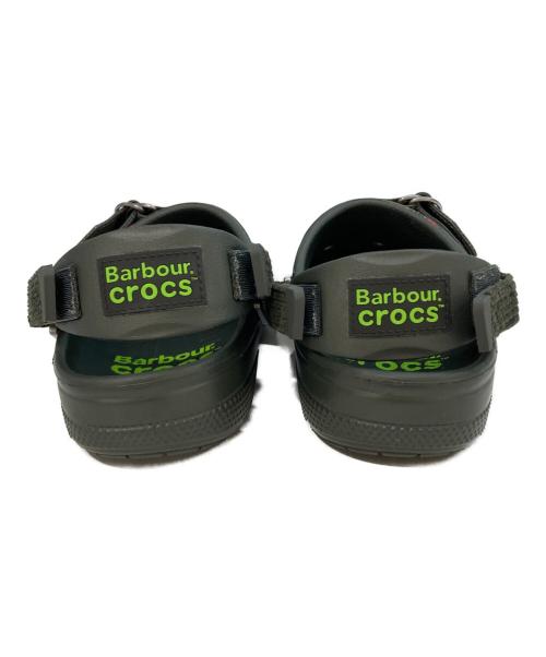 crocs（クロックス）crocs (クロックス) Barbour (バブアー) Classic RO Clog Kelp グリーン サイズ:24 未使用品の古着・服飾アイテム