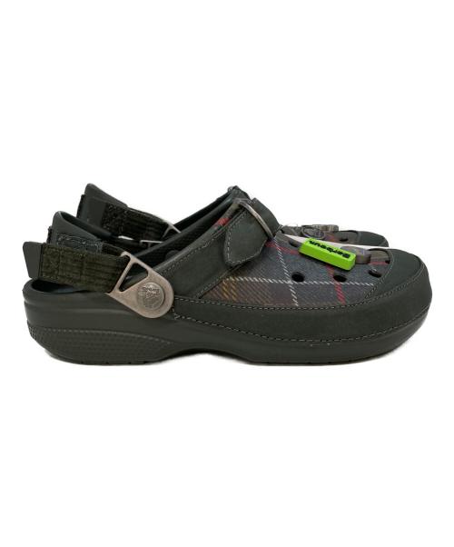 crocs（クロックス）crocs (クロックス) Barbour (バブアー) Classic RO Clog Kelp グリーン サイズ:24 未使用品の古着・服飾アイテム