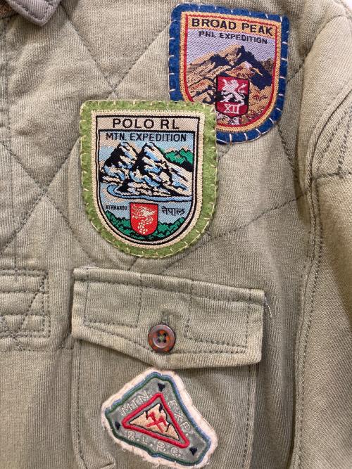 POLO RALPH LAUREN（ポロ・ラルフローレン）POLO RALPH LAUREN (ポロ・ラルフローレン) ワッペンポロシャツ オリーブ サイズ:Sの古着・服飾アイテム