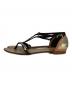 GIUSEPPE ZANOTTI (ジュゼッペザノッティ) ストラップサンダル ベージュ サイズ:38：5000円