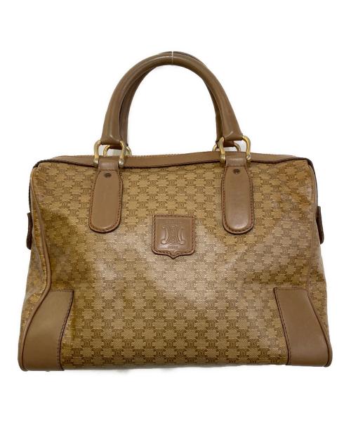CELINE（セリーヌ）CELINE (セリーヌ) マカダム柄ミニボストンバッグ ブラウンの古着・服飾アイテム