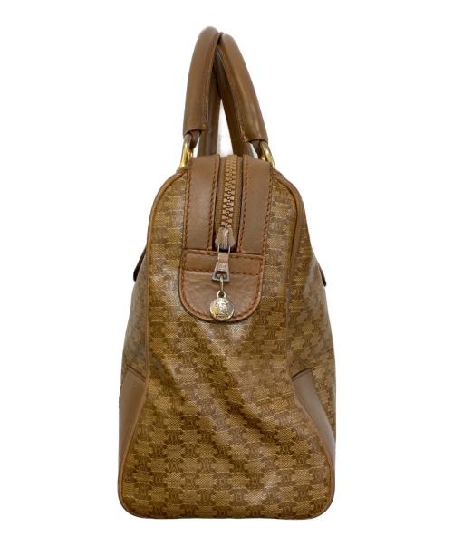 CELINE（セリーヌ）CELINE (セリーヌ) マカダム柄ミニボストンバッグ ブラウンの古着・服飾アイテム
