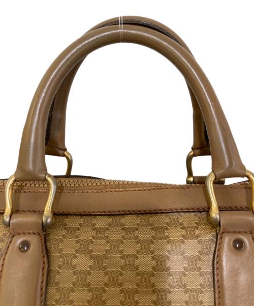 CELINE（セリーヌ）CELINE (セリーヌ) マカダム柄ミニボストンバッグ ブラウンの古着・服飾アイテム