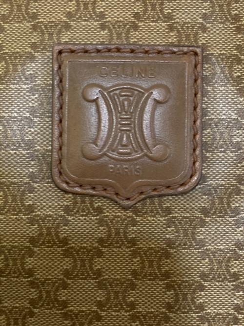 CELINE（セリーヌ）CELINE (セリーヌ) マカダム柄ミニボストンバッグ ブラウンの古着・服飾アイテム