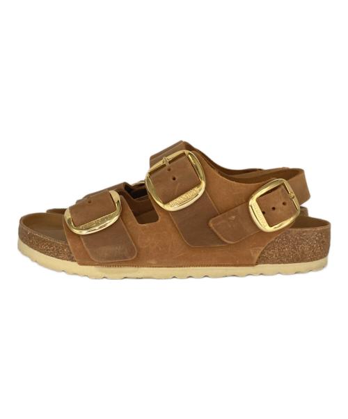 BIRKENSTOCK（ビルケンシュトック）BIRKENSTOCK (ビルケンシュトック) Milano Big Buckle ブラウン サイズ:37の古着・服飾アイテム