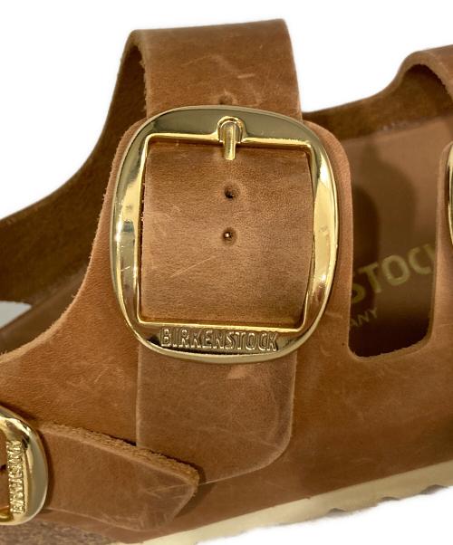 BIRKENSTOCK（ビルケンシュトック）BIRKENSTOCK (ビルケンシュトック) Milano Big Buckle ブラウン サイズ:37の古着・服飾アイテム