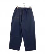 pop eyesポップアイズ）の古着「Easy Slacks」｜ネイビー