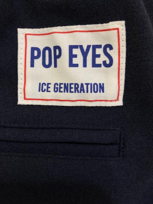pop eyes（ポップアイズ）POP EYES (ポップアイズ) Easy Slacks ネイビー サイズ:Mの古着・服飾アイテム