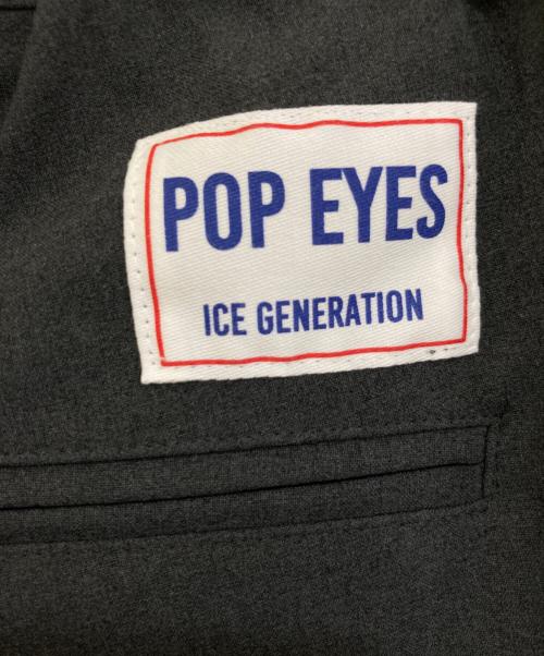pop eyes（ポップアイズ）pop eyes (ポップアイズ) Easy Slacks グレー サイズ:Mの古着・服飾アイテム