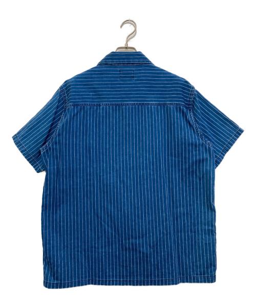 GLAD HAND（グラッドハンド）GLAD HAND (グラッドハンド) オープンカラーシャツ インディゴ サイズ:Lの古着・服飾アイテム
