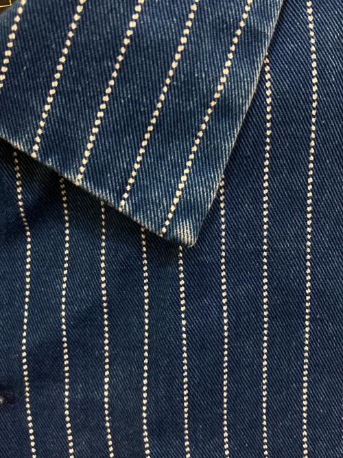 GLAD HAND（グラッドハンド）GLAD HAND (グラッドハンド) オープンカラーシャツ インディゴ サイズ:Lの古着・服飾アイテム