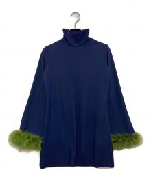 KISHIDAMIKI（キシダミキ）の古着「fur fit top　#2-OFSF-002」｜ブルー