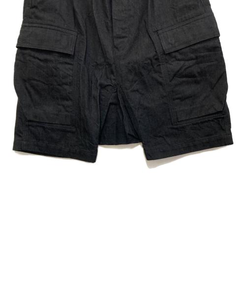RICK OWENS DRKSHDW（リックオウエンス ダークシャドウ）RICK OWENS DRKSHDW (リックオウエンス ダークシャドウ) Denim Cargo Shorts DL01B7391-BLKGJP ブラック サイズ:32の古着・服飾アイテム
