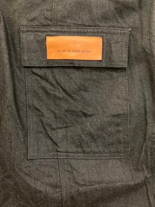 RICK OWENS DRKSHDW（リックオウエンス ダークシャドウ）RICK OWENS DRKSHDW (リックオウエンス ダークシャドウ) Denim Cargo Shorts DL01B7391-BLKGJP ブラック サイズ:32の古着・服飾アイテム